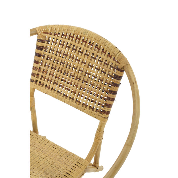 Bay Isle Home Burov Kids Hand Crafted 18" Rattan and Cane Chair for